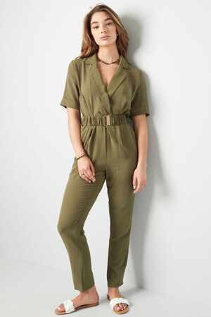 Jumpsuit With Belt Coral h5 Picture3